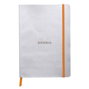 Rhodia Softcover Notebook - A5 - Silver - Lined